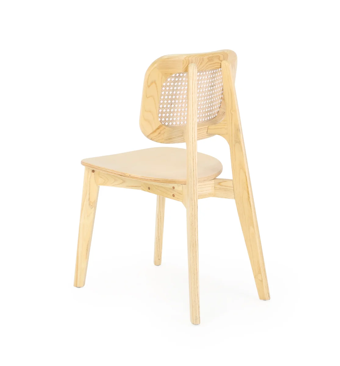 Silla de comedor de madera de olmo natural Ibis - Imagen 4
