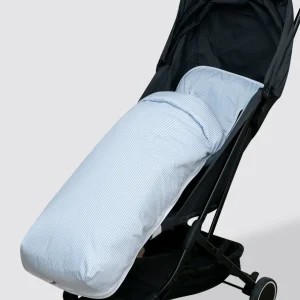 Funda con Saco Silla Ligera Rayas Celestes