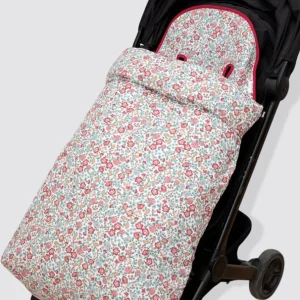 Funda con Saco Silla Joolz Aer + Flores Nina Burdeos