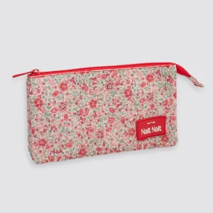 Estuche Portalápices Flor Bibi Roja