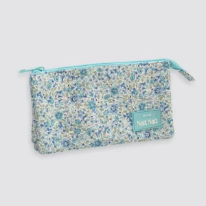 Estuche Portalápices Flor Bibi Azul