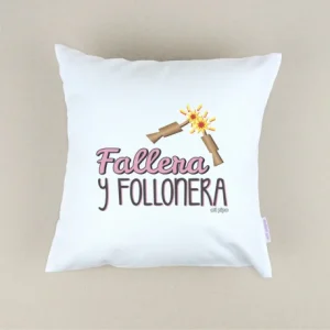 Cojín Personalizado Fallera y follonera